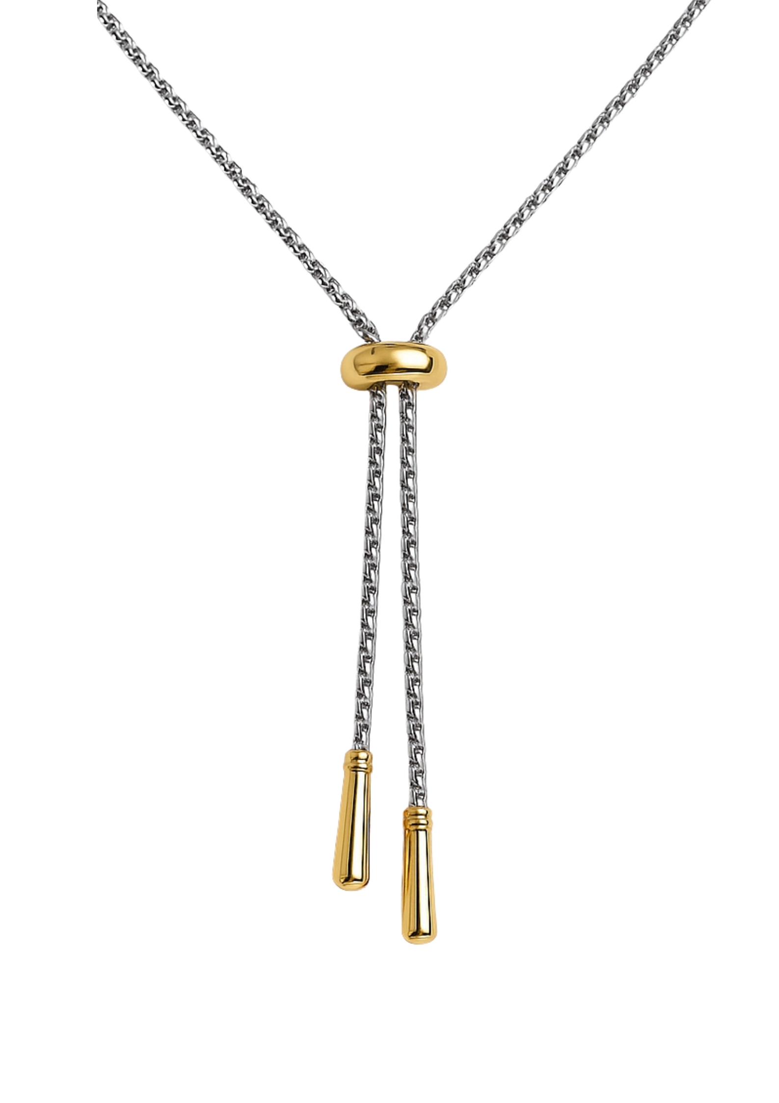 Collar bicolor largo