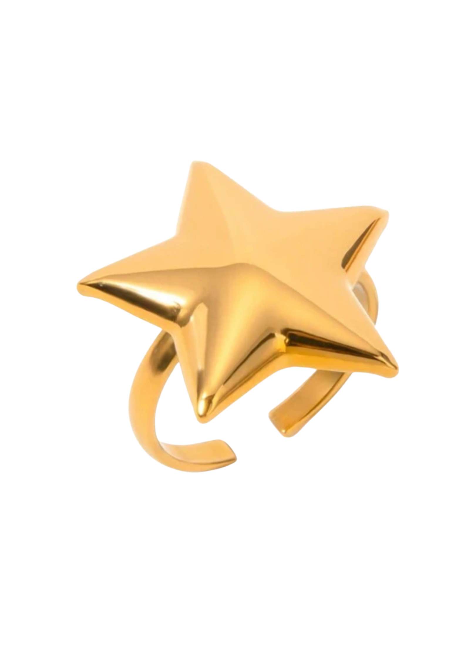 Anillo ajustable estrella