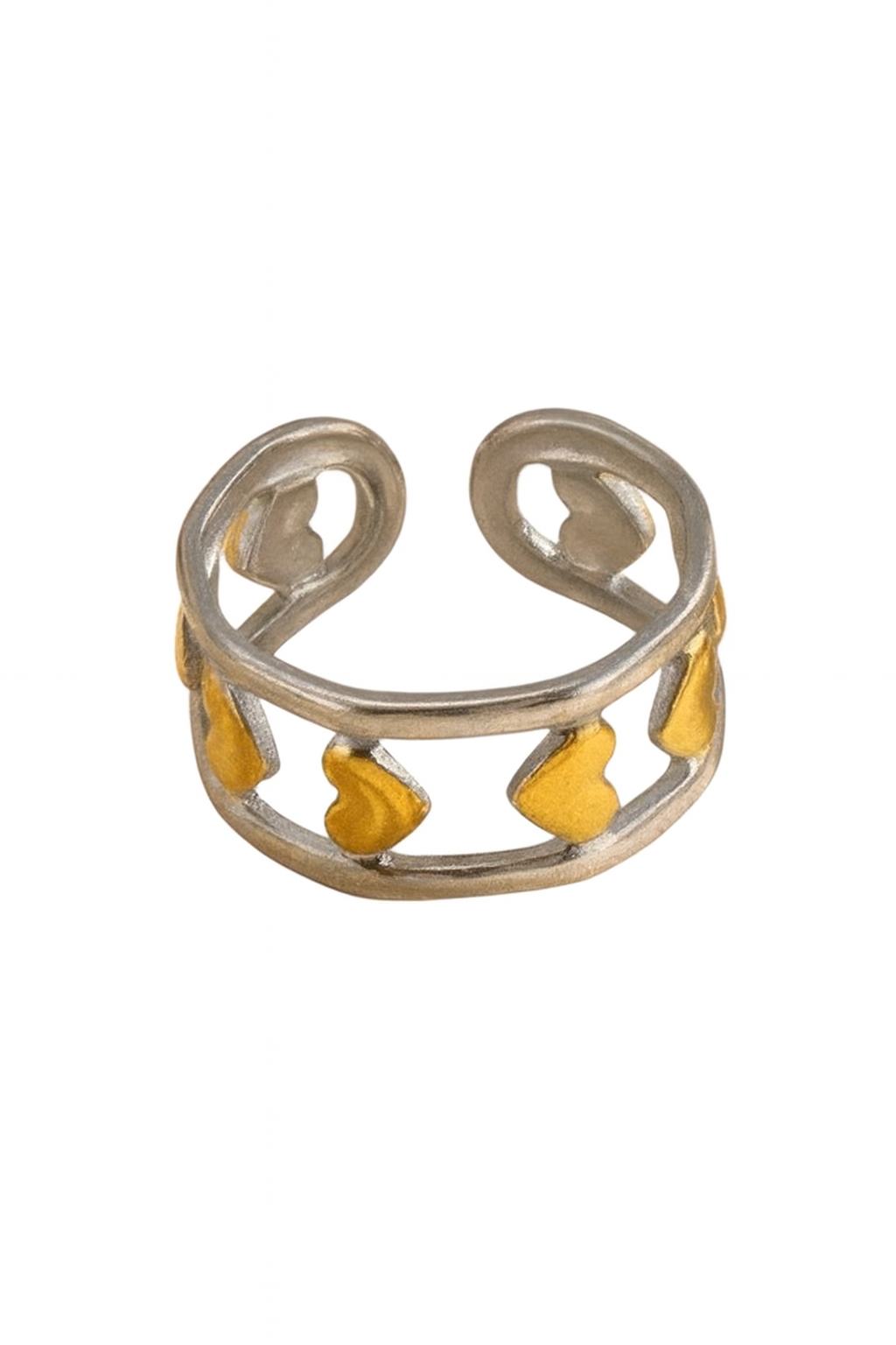 Anillo ajustable corazón