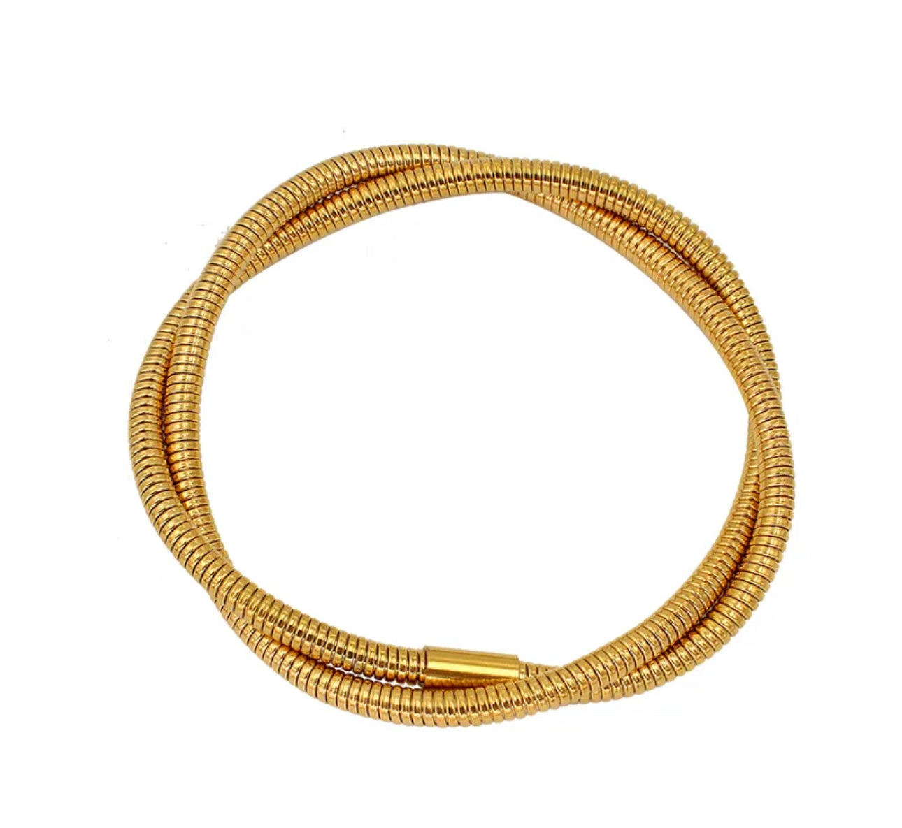 Pulsera doble acero inoxidable