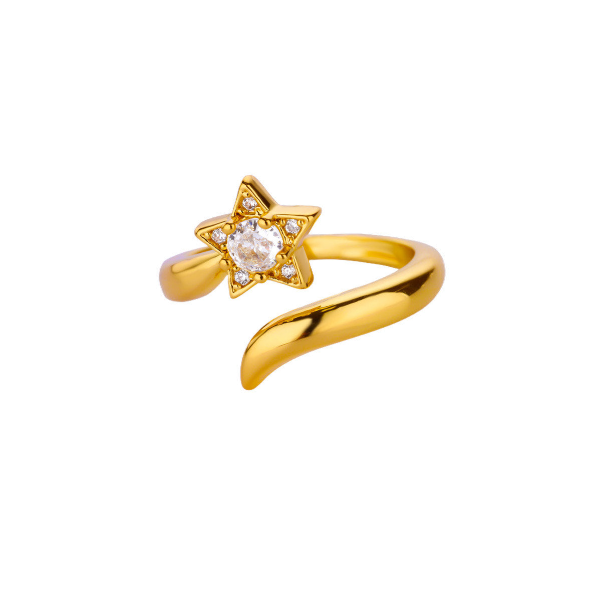 anillo estrella ajustable